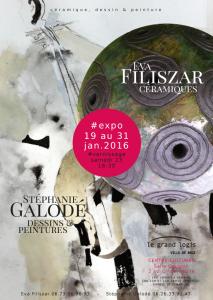 affiche - Poterie céramiste - atelier cours stage - Eva Filiszar