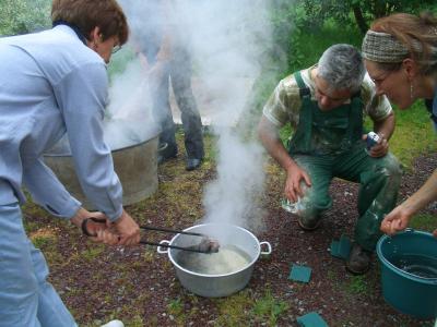 Cuisson Raku - choc_thermique - Poterie cramiste - atelier cours stage - Eva Filiszar