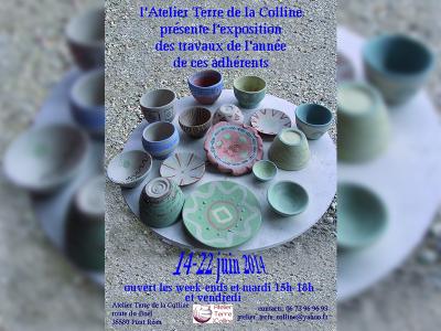 exposition de fin d anne des stagiaires - Poterie cramiste - atelier cours stage - Eva Filiszar